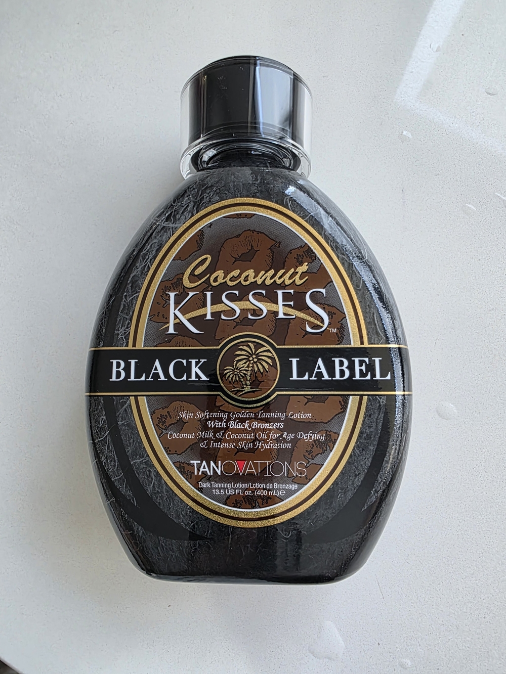 Ed Hardy Lotion Coconut Kisses Black Label DHA Skin Hydrating Bronzer 13.5z